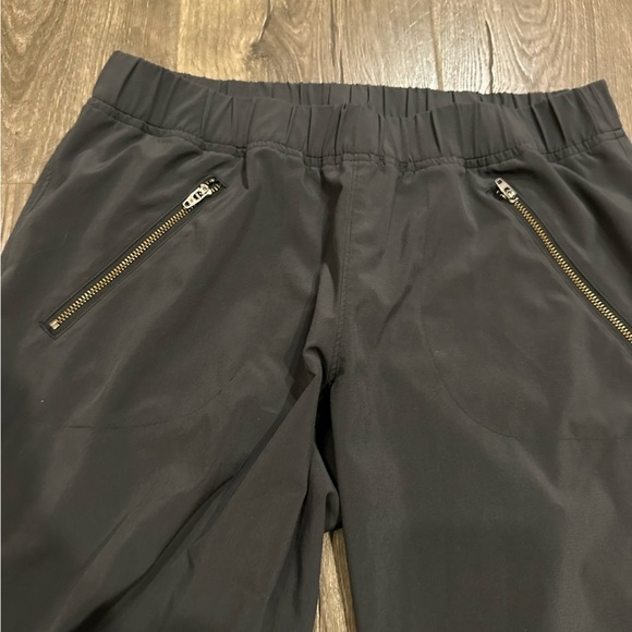 Athleta Track Pants Women’s Size 6 Gray Tapered Ruched Pull On Casual Jogger - Picture 5 of 14